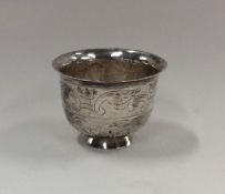 An unusual 18th Century Russian silver tot decorat