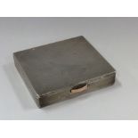 A good quality engine turned silver hinged top box