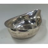 A Georgian silver toddy ladle with bright cut deco