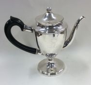 A rare Georgian silver argyle with fitted interior