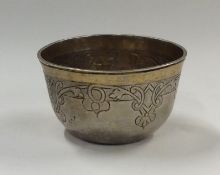 A Continental silver and silver gilt tumbler cup e