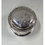 An 18th Century Danzig silver counter box with cri