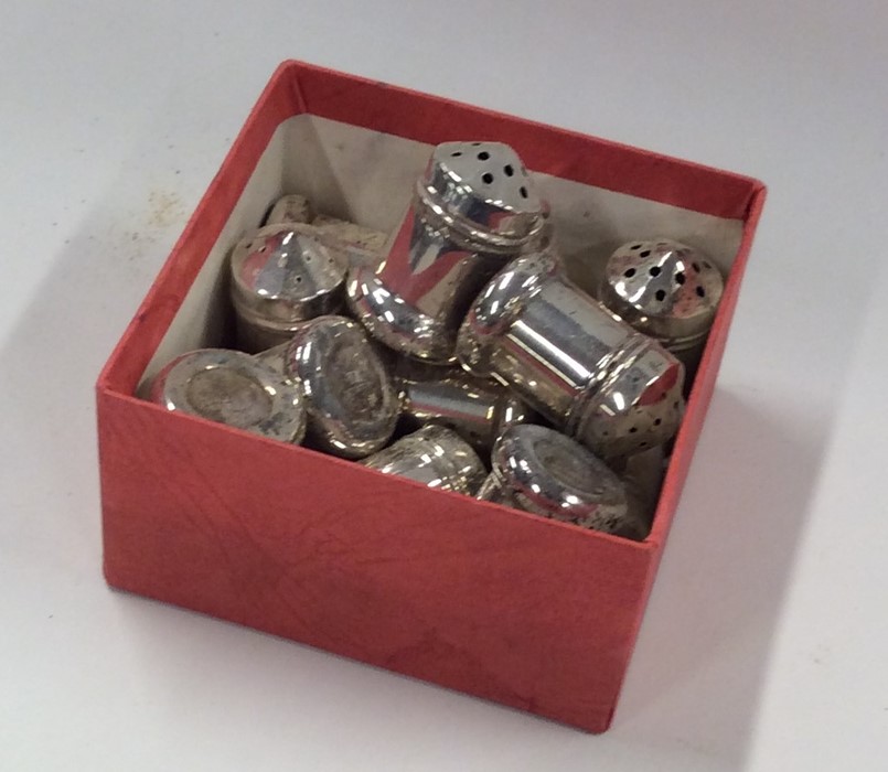 A box containing Sterling silver peppers. Approx. - Image 3 of 3
