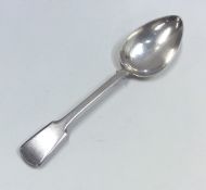 A Maltese silver fiddle pattern spoon. Approx. 68