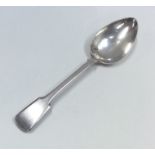 A Maltese silver fiddle pattern spoon. Approx. 68