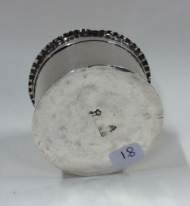 An 18th Century Danzig silver counter box with cri - Image 3 of 12