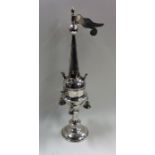 A Jewish silver spice tower / purim grogger attrac