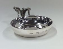 ANTHONY ELSON: An Edwardian silver bowl with textu