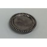 AMSTERDAM: An unusual miniature silver tazza with