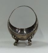 An Edwardian small silver bonbon dish. Birmingham.