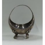 An Edwardian small silver bonbon dish. Birmingham.