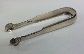 A pair of heavy Provincial silver fiddle pattern s