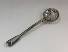 An 18th Century French silver sifter spoon. Approx.