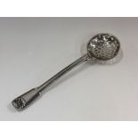 An 18th Century French silver sifter spoon. Approx.