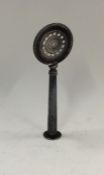 A Georgian silver pipe tamper with pierced decorat