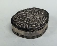 An 18th Century Turkish silver snuff box attractiv