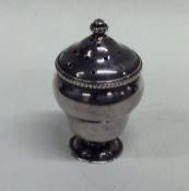 A rare Georgian silver vase shaped nutmeg grater o