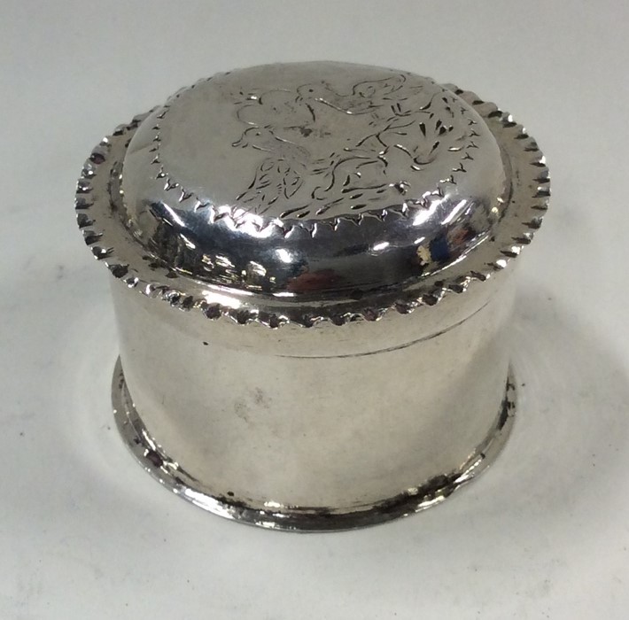 An 18th Century Danzig silver counter box with cri - Image 2 of 12