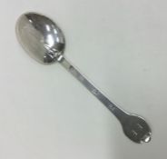 A good Charles II silver rat tail / dog nose trefid spoon