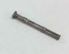 A silver engine turned extending pencil. Approx. 1