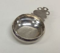 An unusual miniature Queen Anne silver bleeding bo