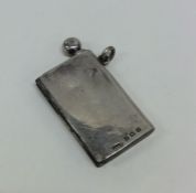 An unusual silver mounted travelling vesta case. B