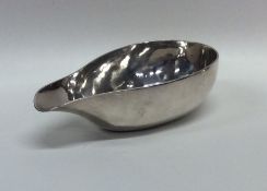 A Georgian silver pap boat. London 1785. Approx. 6