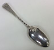 A good Hanoverian pattern silver spoon. London 176