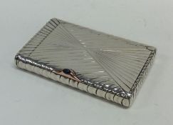 A rare Russian hinged top cigarette holder with ca