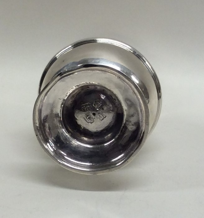 A Georgian silver baluster shaped bun pepper. Lond - Image 2 of 2