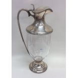 A good quality Victorian style silver mounted cara
