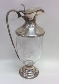 A good quality Victorian style silver mounted cara