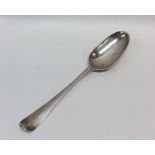 A Georgian Hanoverian pattern silver spoon. London