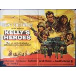 FILM POSTERS: A Clint Eastwood 'Kelly's Heroes' film poster, approx