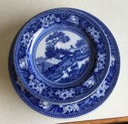 WEDGWOOD: A selection of blue and white decorative