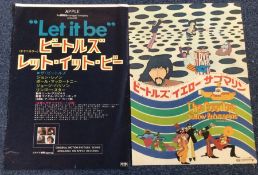 THE BEATLES: A Japanese 'Yellow Submarine' poster togeth