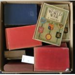 WORLD WAR I: a box of books. Est. £40 - £50.