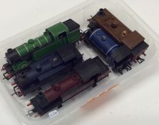 A Hornby '00' gauge engine together with four othe