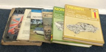 A selection of various Haynes manuals etc. Est. £1