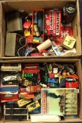 A good collection of Matchbox and other toy cars.