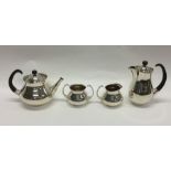 A stylish EPNS four piece tea and coffee set. Est.