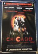 FILM POSTERS: An oversized 'Chicago' film poster,