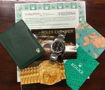 ROLEX: A good gent's Oyster Perpetual Explorer II