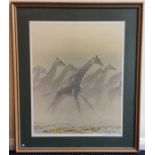 ROBERT BATEMAN (Canadian b. 1930): A framed and gl