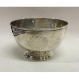 A George I silver sugar bowl on pedestal base. Lon