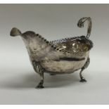 HESTER BATEMAN: A good silver sauce boat with crim