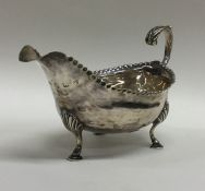 HESTER BATEMAN: A good silver sauce boat with crim