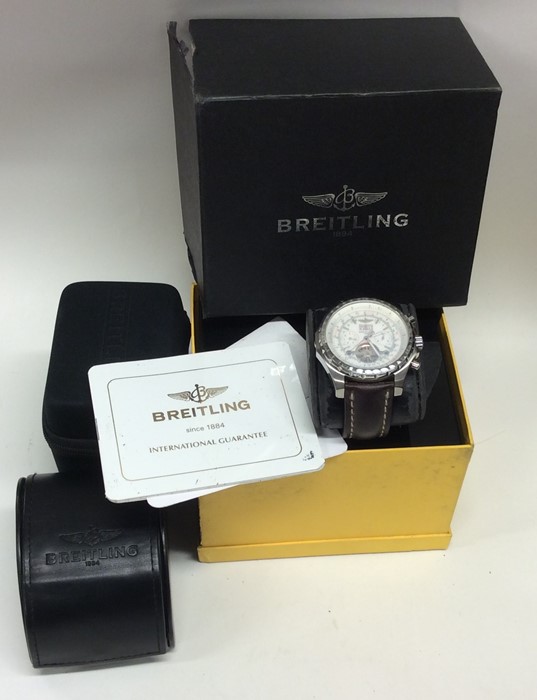 BREITLING: A large gent's stainless steel Bentley - Image 2 of 2