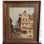 W ALLEN (British, 19th Century): A framed and glaz