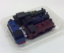 A Hornby '00' gauge engine together with four othe